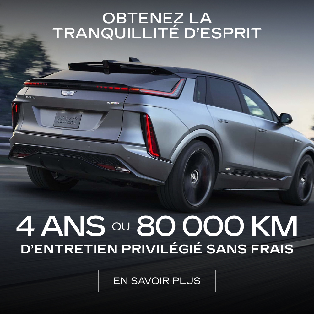 Cadillac Granby popup entretien FR 1